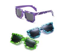 5 Nouvelles Couleurs! Lunettes De Soleil Carrées Avec Étui Eva Pour Enfants, Jouets De Jeu D'action, Cadeaux À La Mode