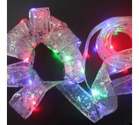 5 ou 10 m?tres de lumi?re de f?e ruban LED rayons arbre de No?l lumi?re pour jardins et terrasses