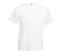 5 Ou 3 Pack Homme Fruit of the Loom 100% Coton T-Shirts Uni T-Shirts Haut