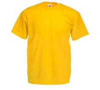 5 Ou 3 Pack Homme Fruit of the Loom 100% Coton T-Shirts Uni T-Shirts Haut