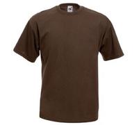 5 Ou 3 Pack Homme Fruit of the Loom 100% Coton T-Shirts Uni T-Shirts Haut