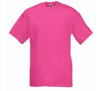 5 Ou 3 Pack Homme Fruit of the Loom 100% Coton T-Shirts Uni T-Shirts Haut