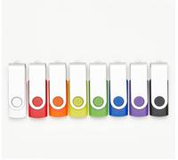 5 Pack 4GB USB 2.0 Flash Drive in 5 Random Colors (5 Pack,4GB)