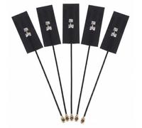 5 Pack | Antennes WiFi FPC Flexibles Adhésives Double Bande 2.4GHz / 5.8GHz pour Routeur sans Fil et Carte Réseau WiFi M.2 | avec Connecteur IPEX
