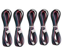 5 Pack | Câbles pour Moteur Pas à Pas XH2.54 4-Broches vers Connecteur PH2.0 6-Broches pour Imprimante 3D | 1 Mètre