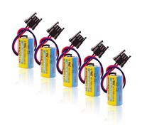 5-Pack ER17330v/3.6V, A6T-Mr-T 3.6V 1700mAh Non-Rechargeable PLC ttery for FANUC CNC System