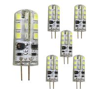 5 pack G4 Lampe Bulb 3W Ampoule LED 24 SMD 2835LEDs 360° Angle de Faisceau Blanc Froid 6000K Faible Consommation 300LM Ampoule Lampe AC/DC12V-Non-Dimmable …
