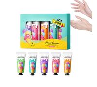 5 Pack Handcreme Set - Creme Main Noël, 5 Lot - pour femmes hommes - Lotion Hydratante Intensive pour Mains Sèches - Idéal comme pour anniversaire, Noël, Nouvel An