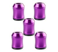 5 Pack Magnetic Screw Rings, Upgrade Screwdriver Head Magnetic Ring, Strong Magnet Holder for Power Drill Bits & Hex Screwdrivers (Purple)