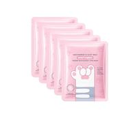 5 Pack Masque éclaircissant et Adoucissant pour les Mains, Hand Mask, Main Gants Hydratants pour Soin de Main Masque Nourrissant Exfoliants Régénérantes Pour Les Mains Sèches Vieillissantes et Gercées