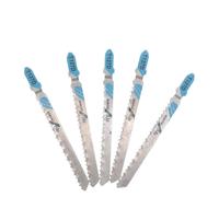 5 Pack T127D Jigsaw Blades with T-Shank for Cutting Metal,Wood,PVC and More-Compatible with Bosch,Dewalt,Hitachi,Makita,Festool etc.