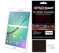 [5 Pack] TECHGEAR Protection d'Écran pour Samsung Galaxy Tab S2 9.7, Film de Protection Écran Ultra Clair avec Chiffon et Carte d'Application Compatible pour Samsung Galaxy Tab S2 9.7 Pouces (SM-T810)