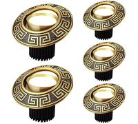 5 PackLED Brass Retrofit Downlights with d Baffle TrimAdjustable Angle Bull's Eye Lamp 3W5W7W10W12W COB Disk Lamp Panel Light 3000K/4000K/6000K-3 Color,10w-3000k