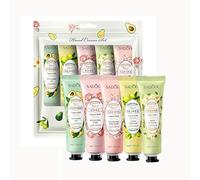 5 packs de crème pour les mains, crème hydratante pour les mains sèches et crevassées, mini crème pour les mains pour toutes les peaux, cadeaux pour les femmes avec vitamine E, aloès naturel (B)