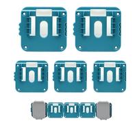 5 Packs de Supports de Porte-Batterie, Support de Porte-Batterie Compatible avec Makita 18v la Batterie de l'outil au Lithium-ION BL1860 BL1850 BL1840 BL1830 BL1820 BL1815N