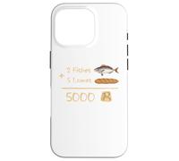 5 Pains et 2 Poissons Verset de la Bible chrétiens Hommes, Femmes, Enfants Coque pour iPhone 16 Pro