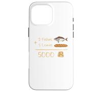 5 Pains et 2 Poissons Verset de la Bible chrétiens Hommes, Femmes, Enfants Coque pour iPhone 16 Pro Max