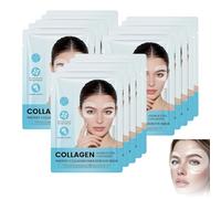 5 Pair Collagen Eye Mask, patchs pour les yeux au collagène pour les yeux gonflés et les cernes, masque pour les yeux anti-rides avec bio-collagène, complexe peptidique et vitamine C (15 Pair)