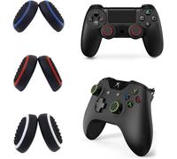 5 Paire Remplacement Joystick Silicone Housse Bouchon Protection Silicone Pouce Joystick Thumb Grip Thumbstick Cap Cover Game Controllers pour PS5,PS4, Xbox 360, PS3 Contrôleurs