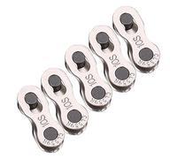 5 Paires Attache Rapide Chaine Velo, Maillons de Chaîne de Vélo Antivol de Connecteur de Chaîne de Bicyclette Chaîne de Vitesse de Verrouillage de Chaîne (Pas Une Vitesse 10 Standard)