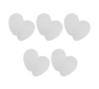 5 Paires Autocollants Antidérapants pour Chaussures, Vinyle Blanc | Bruit, Résistance à L’usure, Fixation Autocollante, pour Bottines et Bottes
