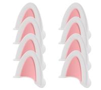 5 Paires Casque Moto Oreilles de Chat Roses Blanches ABS | Casque Ouvert et Ski, Maintien Résistant au Vent, Look Ludique, Usage Pluie et Costume