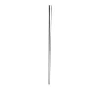 5 paires de baguettes hautes températures en acier inoxydable 316L exquises et pratiques - Baguettes carrées argentées 304 de 23,5 cm.