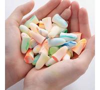 5 paires de bouchons d'oreille en forme de cloche colorés en mousse à mémoire de forme dans une boîte cadeau. Bouchons d'oreille réutilisables moelleux à haute résilience pour le sommeil, les sports, 