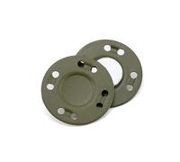 5 paires de boutons magnétiques invisibles pour coudre soi-même des boutons-pression sur vestes, manteaux, gilets et sacs,N° 07 - Vert armée,12 mm