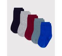 5 paires de chaussettes bébé unies en coton Petit Bateau - multicouleur - Taille 6/12 mois (pointure 19/22) P19/22 multicouleur