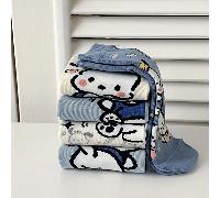 5 paires de chaussettes de bateau mode décontractées et confortables pour femmes, motif chien Pacha, toutes saisons (envoi aléatoire) Taille Unique,Aléatoire 3 pièces,1 pièce aléatoire,10 pièces aléat