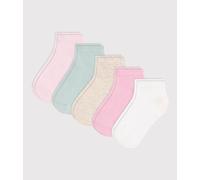 5 paires de chaussettes enfant en coton unies Petit Bateau - multicouleur - Taille 8/10 ans (pointure 31/34) P31/34 multicouleur