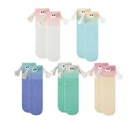5 Paires De Chaussettes Magnétiques Avec Poignées, Chaussettes Créatives Et Mignonnes Avec Poignées, Chaussettes De Couple Colorées, Chaussettes Magnétiques Intéressantes, Chaussettes Bestie
