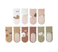 5 Paires De Chaussettes Pour Bébés, De Jolies Chaussettes De Dessins Animées, De Chaussettes De Fret Inhold, De Chaussettes À Domicile Douces Et Confortables, De Chaussettes Respirantes.