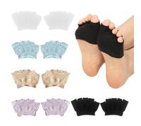 5 Paires De Chaussettes Tabi à Bout Ouvert Pour Femmes - Respirantes, Absorbant La Transpiration Pour Sport, Yoga et Invisibles