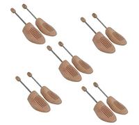 5 Paires de chaussures en bois ressort en spirale Gr. 36-46 bois véritable pour homme/femme Schuhspanner : 36/37
