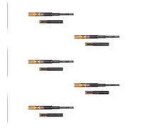 5 paires de coulisses à billes noires 300 mm - sortie totale - 35 kg EMUCA