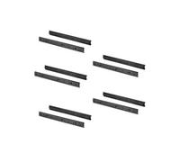 5 paires de coulisses a billes pour tiroirs à sortie totale, H 45 mm, L 600 mm, noir