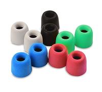 5 Paires de Embouts d Écouteurs en Mousse à Mémoire Oreillettes pour Intra-Auriculaires Casque 10 PIÈCES