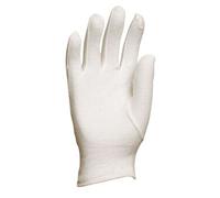 5 paires de gants blancs en coton - Taille 10