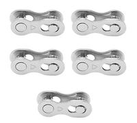 5 Paires de Maillons Manquants pour Vélo 6/7/8/9/10/11/12 Vitesses Maillon de Chaîne de Vélo à Dégagement Rapide(6/7/8 Vitesses Universel)