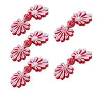 5 Paires Fermer Les Bouts Traditionnels Chinois Cheongsam Se Coudre Les Fixations De Fermeture Des Boutons Fermeture Des Coups Couture Nœuds