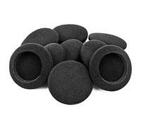 [5 Paires] Ganbary 10 X Mousse Coussinets Oreillettes Coussinets en Mousse pour Ecouteurs 50mm - Noir