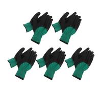 5 Paires Moufles Anti-morsure pour Petits Animaux Pvc, Cinq Doigts