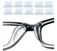 5 Paires Silicone Nose Pads Pour Lunettes, 2.5mm Anti-Slip Soft Lunettes Coussin Autocollant Pour Lunettes de Soleil (Transparent)