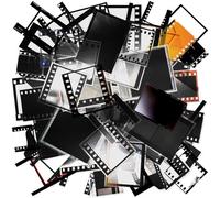 5 Paquets Autocollant De Pellicule De Caméra Filmstrip Décoratif Autocollant Autocollant De Cadre Photo Pour La Décoration De Cinéma Affiche Du Festival Du Pellicule Album (Memories)