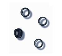 5 paquets de 20 perles à écraser Noir 3mm