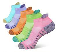 5 paquets de chaussettes de compression pour femmes, chaussettes de sport pour la cheville, chaussettes douces et confortables, 20 pièces, 30 pièces, 40 pièces 5 paires,5 paires (couleurs mélangées),1