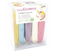 5 pâtes à sucre Licorne 5 x 80 g Scrapcooking