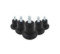 HJH Office Goupille de patin 619003 – 5x 11 mm Plastique pour pieds de chaise pivotante